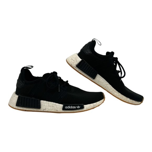 adidas Black Lace Up Athletic Sneakers | Women's Size 5 - Picture 1 of 9